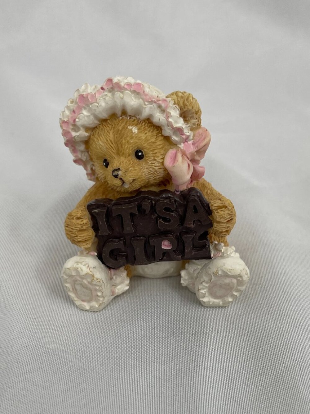 Vintage Early 1994 Mariorie Sarnat Little Bear Its A Girl Sign